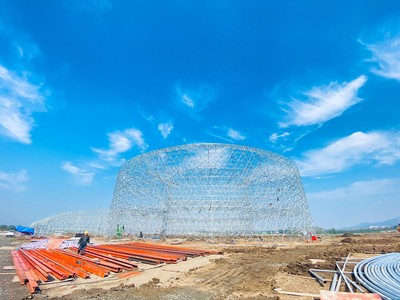 肥东桥头集镇 总投资16亿元农业温室项目如火如荼建设中