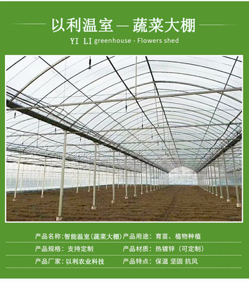 以利农业 专业化设计与一站式服务，打造高效智能的花卉养殖大棚与连栋玻璃温室